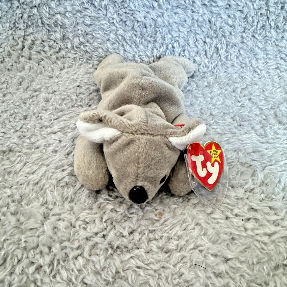 Ty Beanie Babies Mel The Koala Bear Gray Plush Stuffed Animal